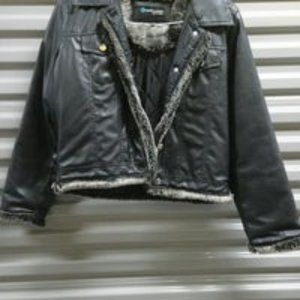 Winter Leather Jacket Coolwear Outerwear Ladies  S 4-6